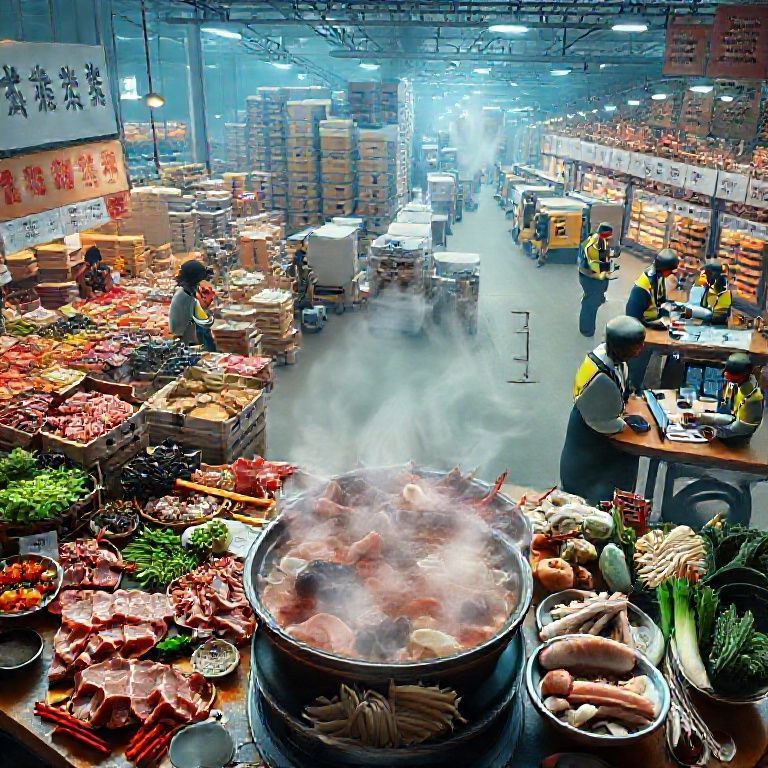 火锅食材批发市场：从源头到餐桌的稳定之道(图1)