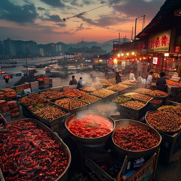 沸腾背后的“火锅江湖”：揭秘重庆火锅食材批发市场的财富与烟火气(图1)